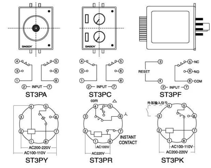 ST3PR Multi Range Timer Relay - Reliable Industrial Solution