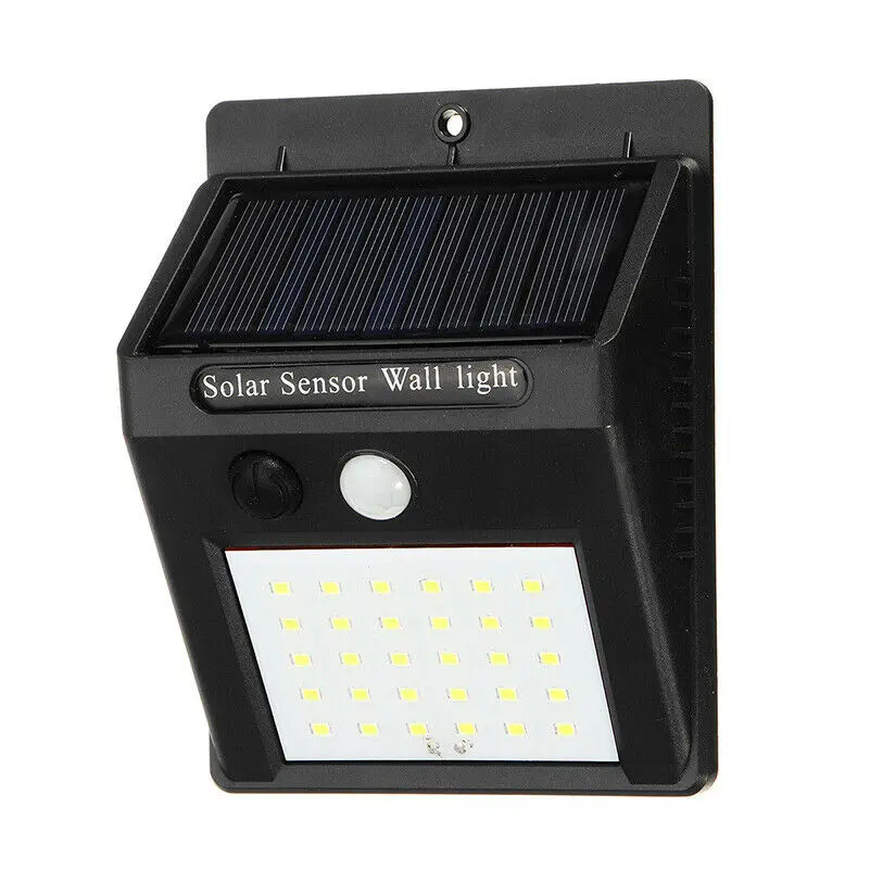30 LED Solar Garden Light Cheap Outdoor Wireless Waterproof Motion Sensor LED Solar Security Wall Mounted Light Solar Light S