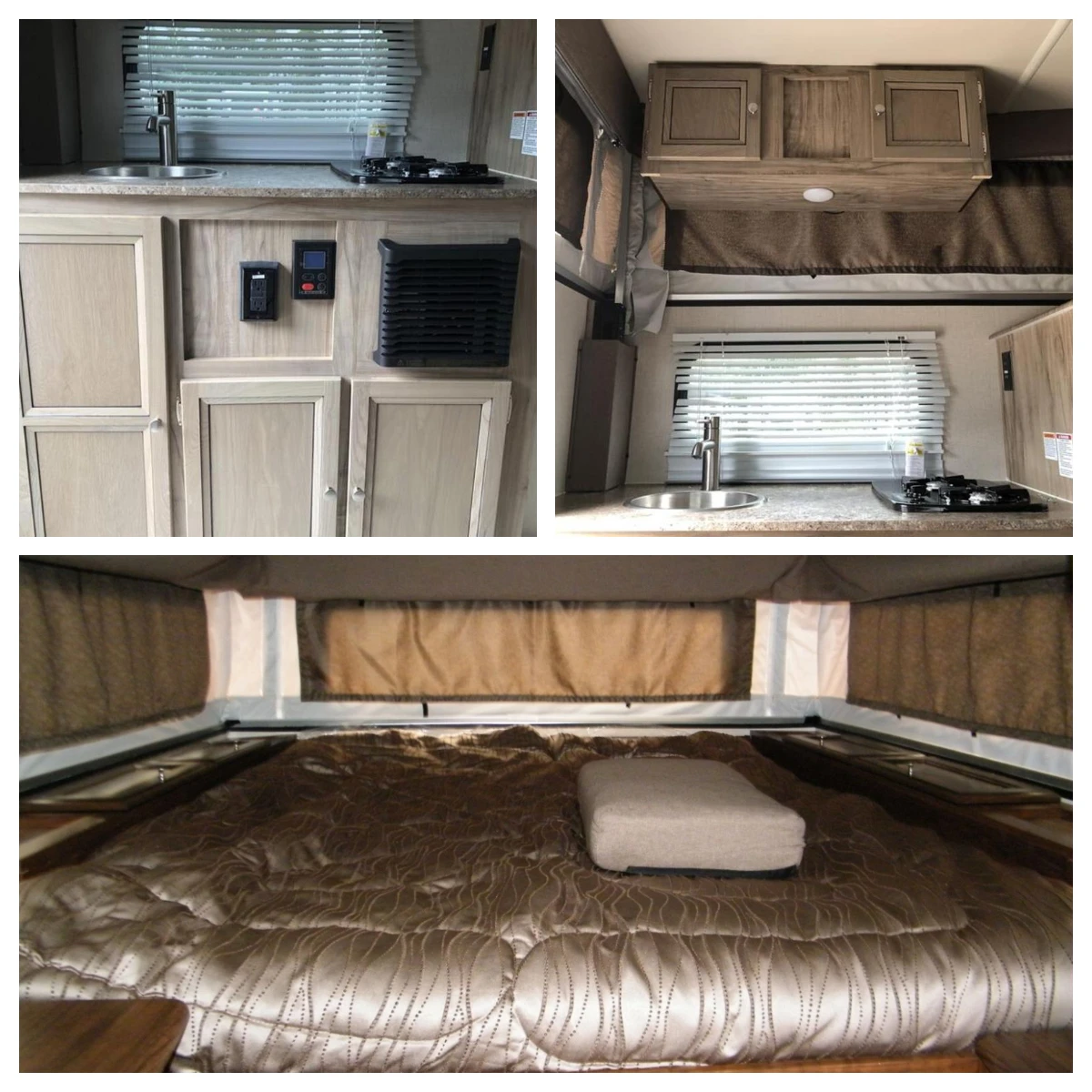 Ecocampor Luxury Soft Side Camper Truck Pickup With Queen Bed For Sale