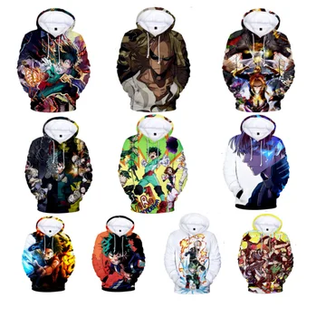 my hero academia pullover hoodie