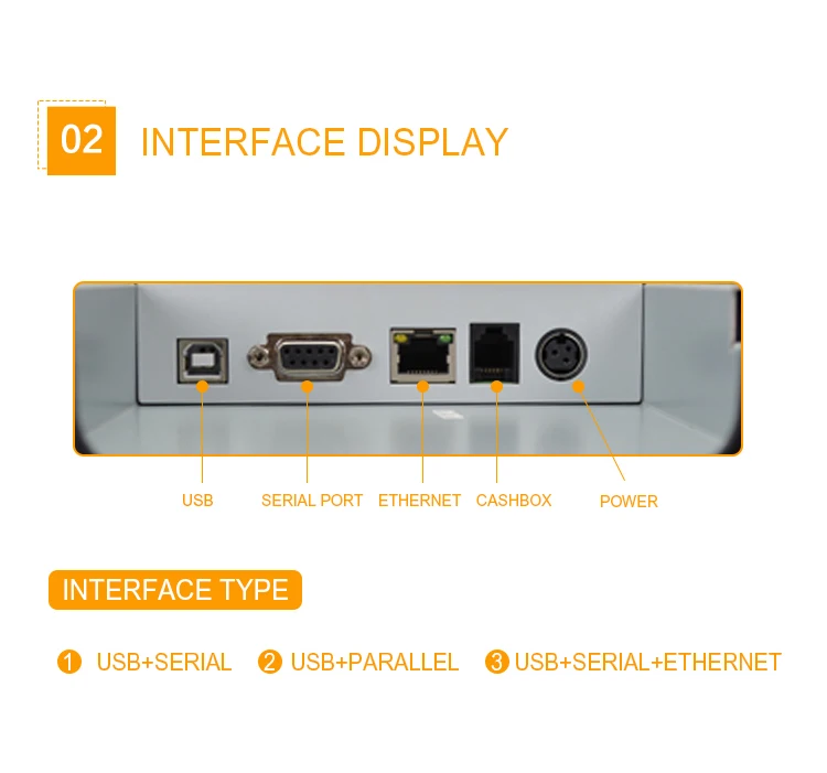 9 Pin Impact Dot Matrix Printer Support Pos Terminal With Usb
