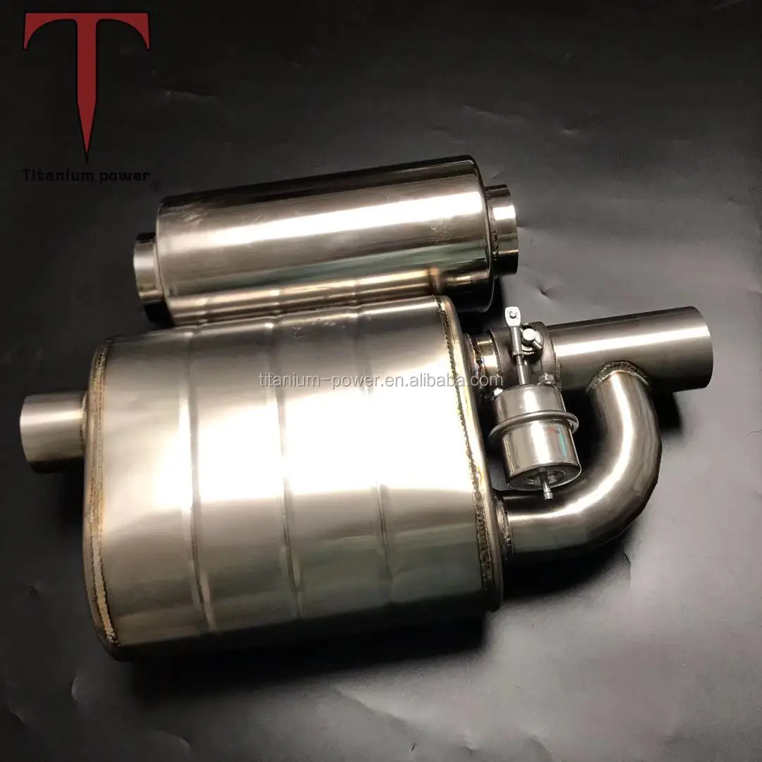 2.75" 70mm Titanium Stainless Exhaust Cutout Cut Out Valve /switch With Remote Control Case For