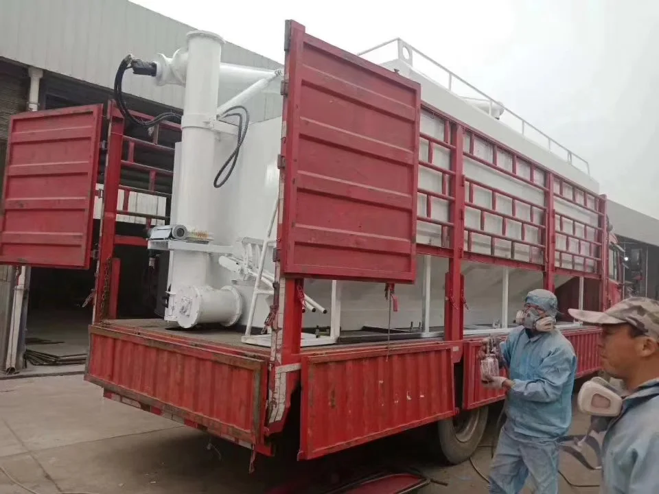 Customized Hydraulic Discharges 5 Tons To 30 Tons Bulk Feed Tanks For
