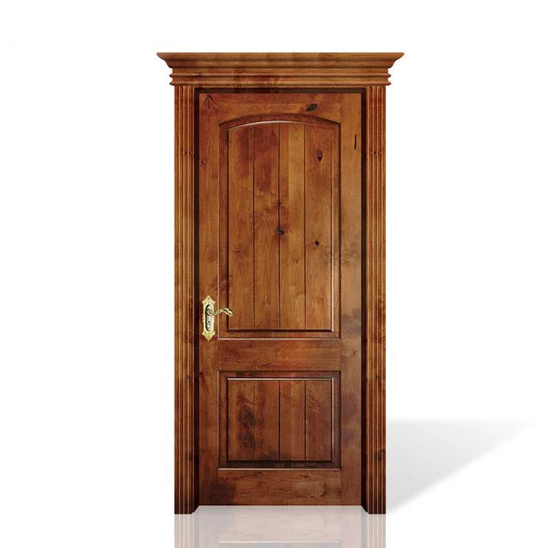 Manufacturer china Custom design nature wood door main entrance solid wood door jamb