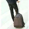 Unisex Trolley School Bags Outdoor Rolling Backpack with 2 Wheels