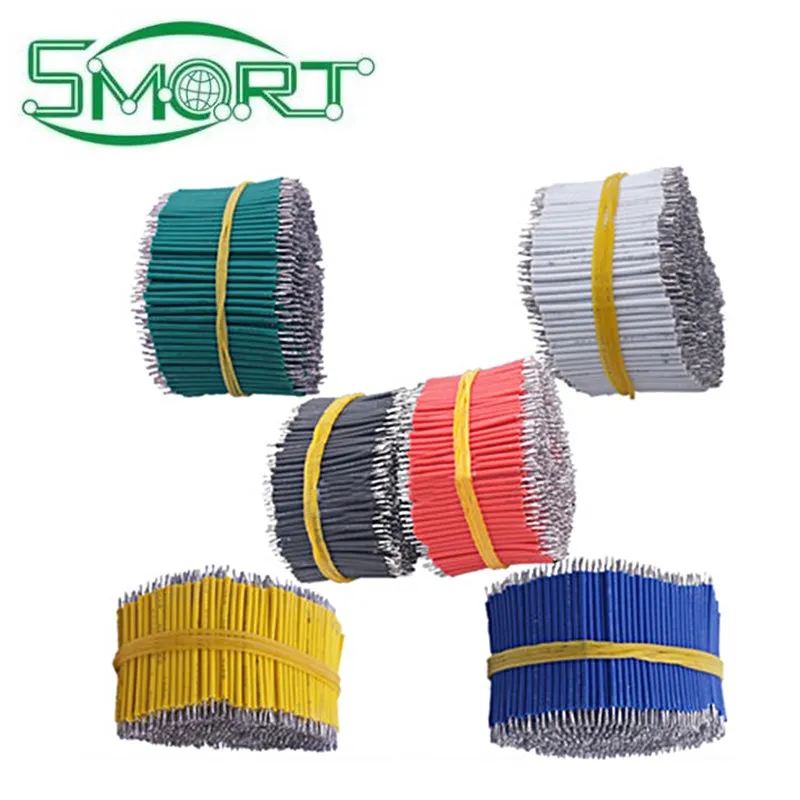 Smart Electronics Tin-Plated Breadboard PCB Solder Cable 24AWG 8cm Fly Jumper Wire Tin Conductor Wires Connector