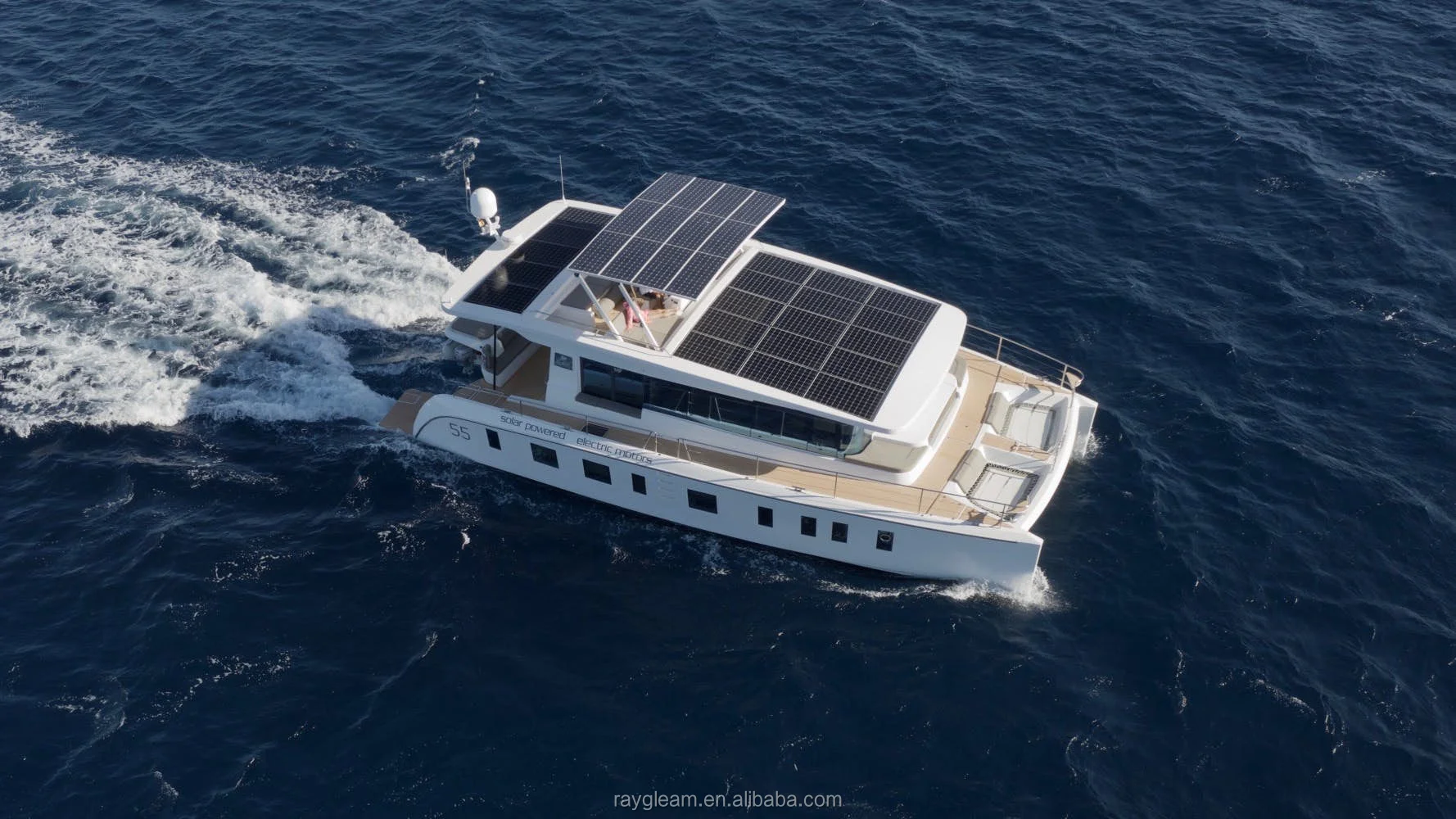 2020 new design flexible solar panel 100w for marine rv and boat