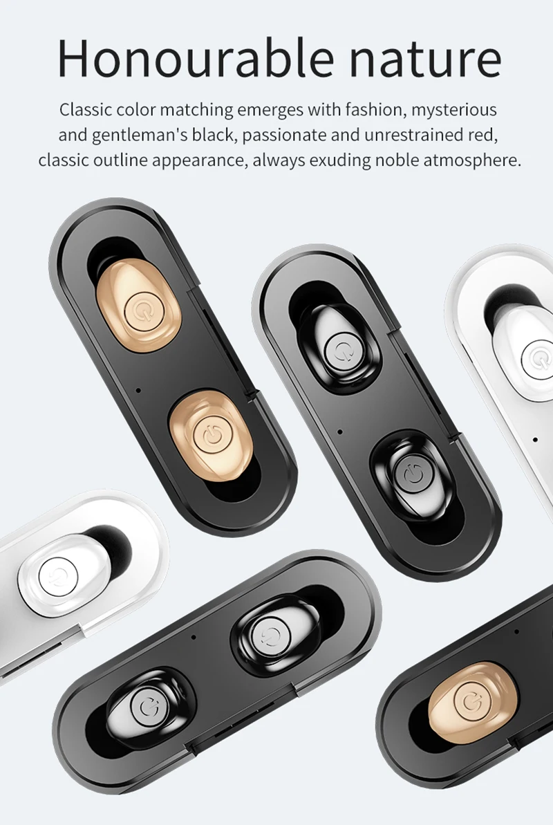 X8 TWS Bluetooth True Wireless Earphones 5D Stereo Earbuds Mini TWS 5.0 Waterproof Headfrees 2200mAh Power Bank For Smart phones - ANKUX.COM