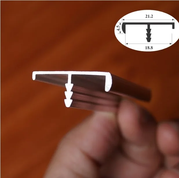 Aluminum T Shape Edge Trim For Mdf T Shape Edge Banding Metal Tile Edge