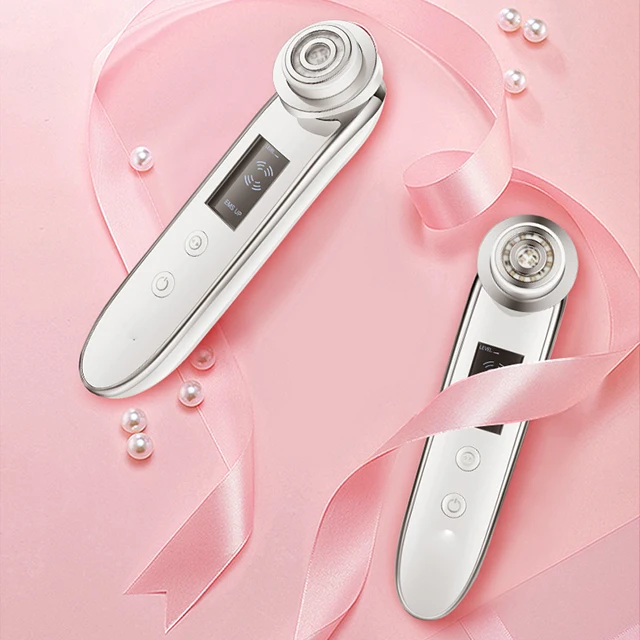 New Portable Rf Ems Beauty Instrument Led Lift Skin Device For Home Use