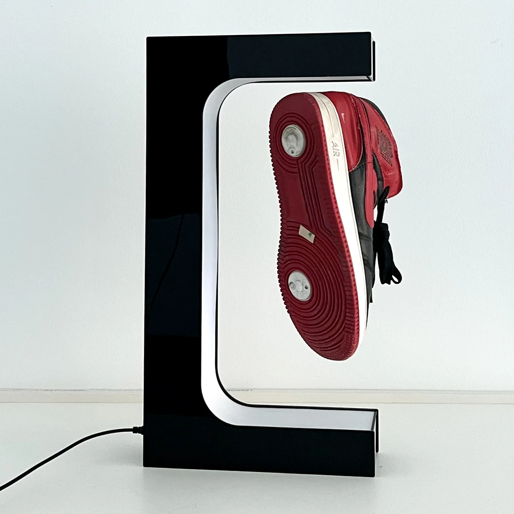Floating Shoe Display With Multicolor Led Lighting Buy