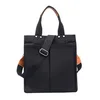Simple Korean Fashion Designer Handmade Cotton Two PU Leather Handle Luxury Canvas Bags Tote Handbags for Women 2019 Wholesale