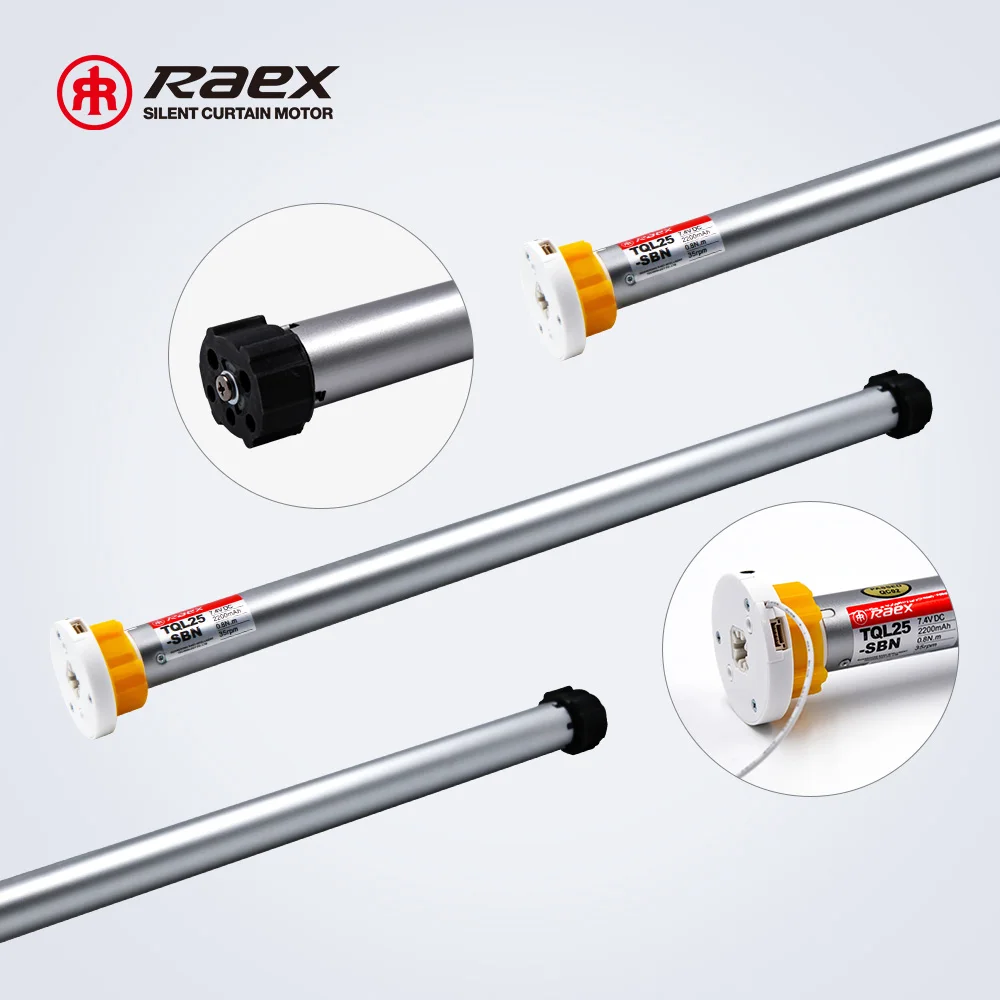 2019 Raex 25mm Silent Tubular Battery Roller Blind Motor With Wireless ...