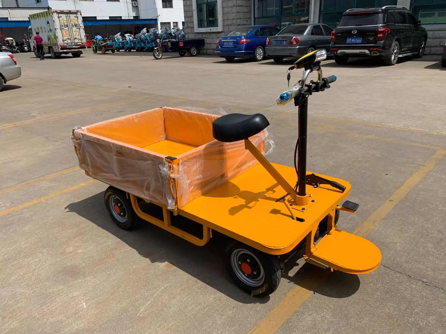 Multifunctional And Low Noise High Load Electric Flat Car Flat Bed