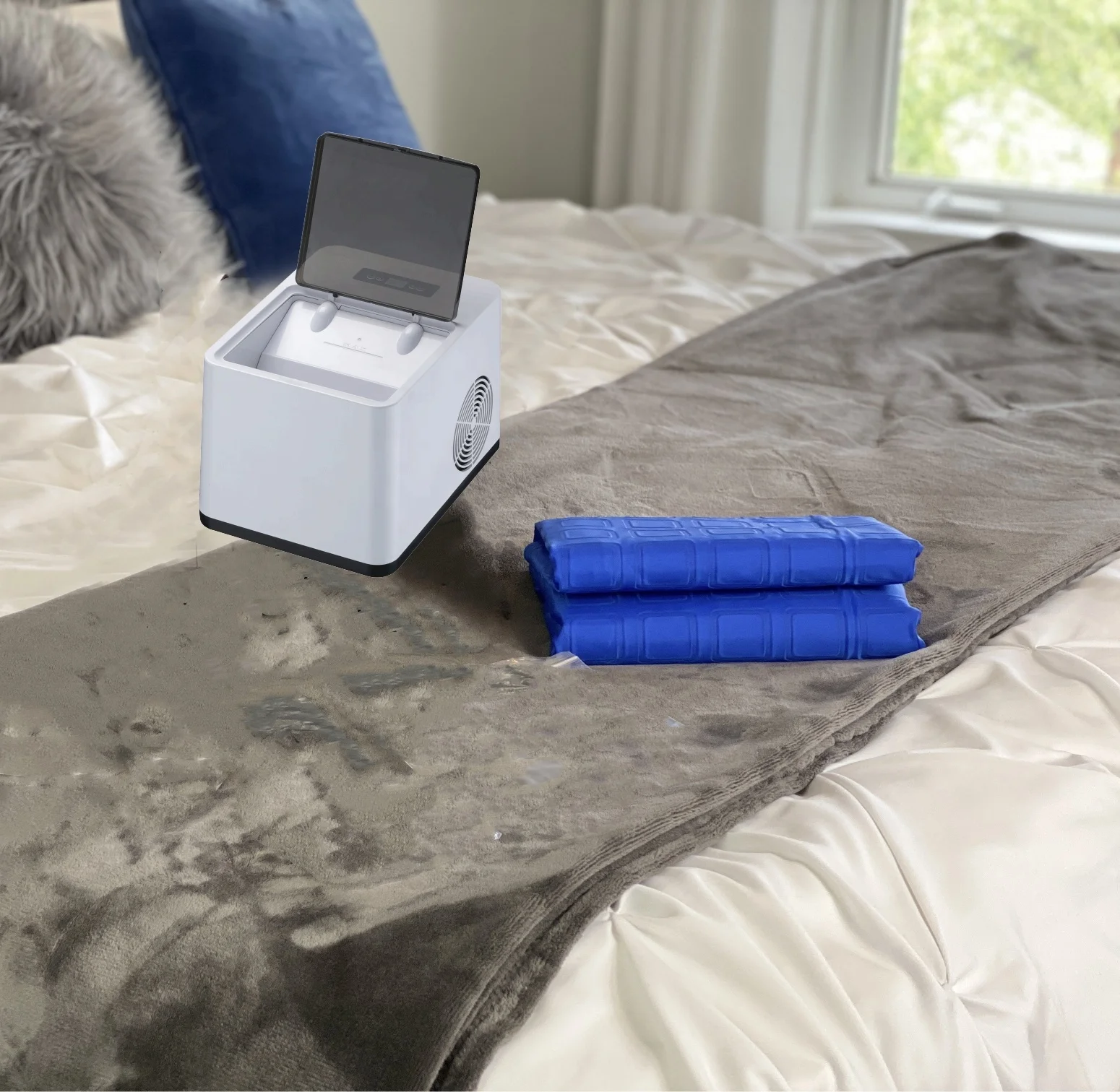 Electric Carpet Heater Mattress Heater Air Conditioner Bed Cooling System Cooling Bed Pad For