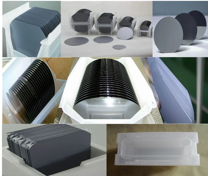 Semiconductor 300mm monocrystalline double side polished silicon wafer scrap polycrystalline silicon wafer for solar cell