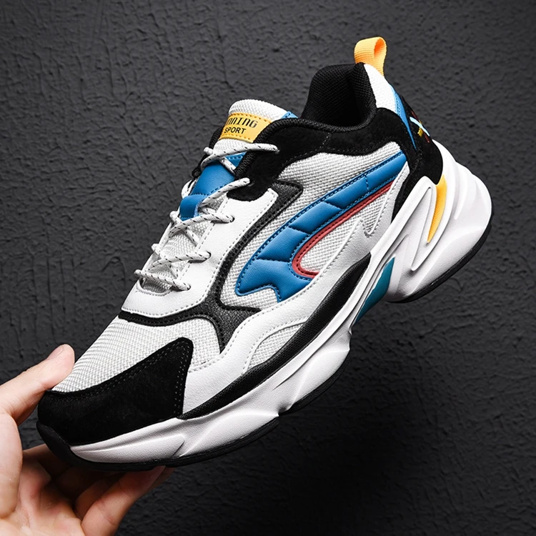 Walk Shoes Sports Gym Running Casual Mens Unbrand Men Black Sport Chunky Zapatillas Stylish New Fashion Man Walking Style