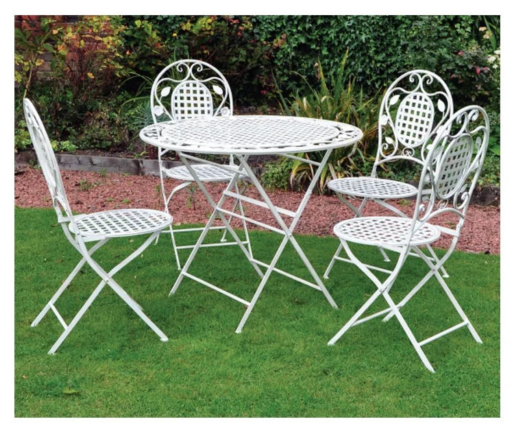 Heisser Verkauf Eisen Antike Weiss Rostfrei Terrasse Mobel Von