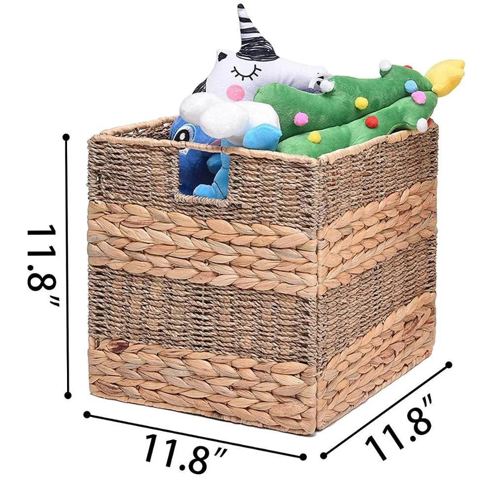 Venta al por mayor paja hecho a mano canasta de almacenamiento-Compre