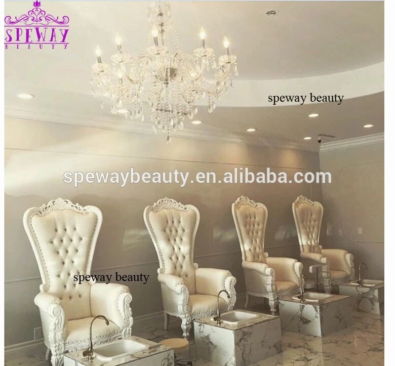 Sliver Frame Princess Throne Chair For Sale/pedicure Throne Spa Chair