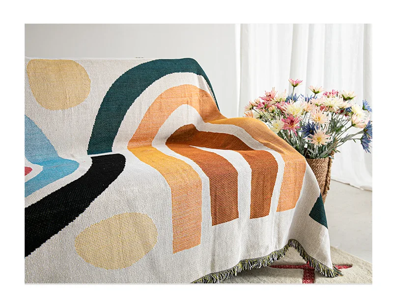 Savvy Wholesale Custom Blankets Polyester Astronaut Jacquard Beach