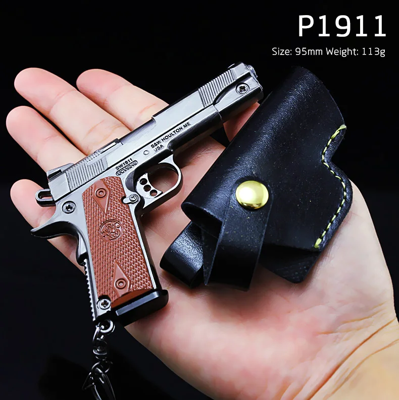 Wholesale M1911 Goat Guns Model 10cm Metal Alloy Empire Gun Model Metal