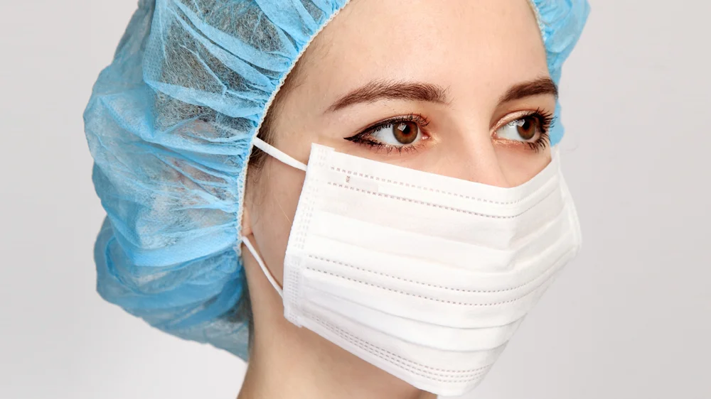 medical surgical mask ce certification nonwoven 3 ply disposable