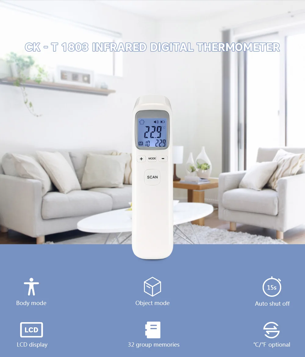 Multi-functions fever temperature baby infrared thermometer for energy digital thermometer infrared - KingCare | KingCare.net
