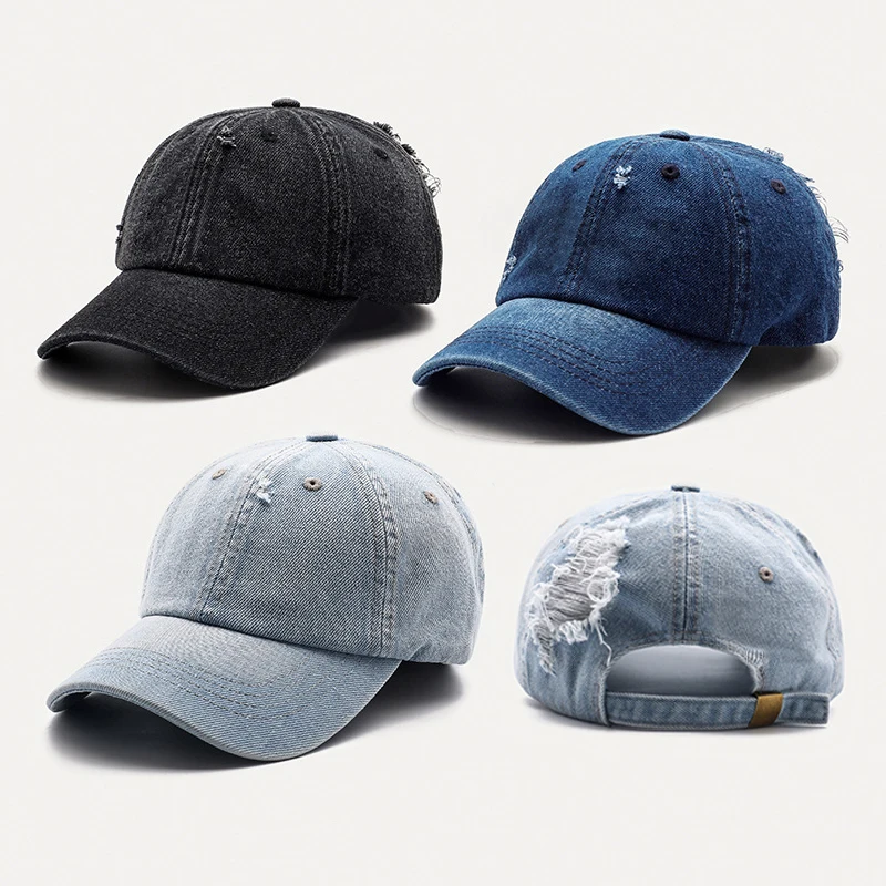 

denim baseball caps,3 Pieces