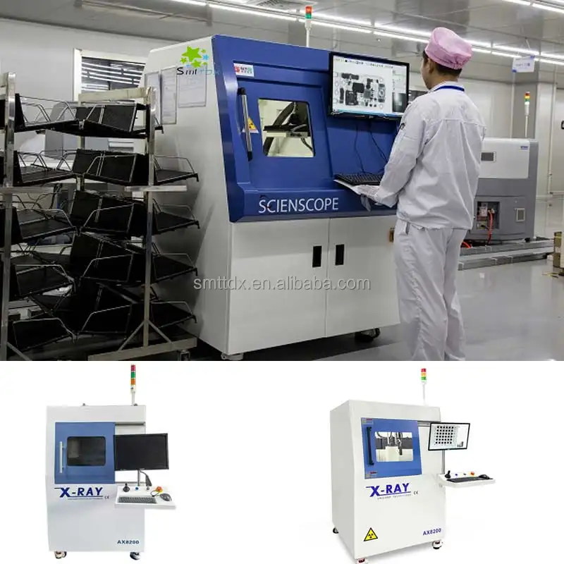 Smt Pcb X Ray Ax8200 Highprecision Xray Equipment Smt Pcb Xray Bga Inspection Machine Buy