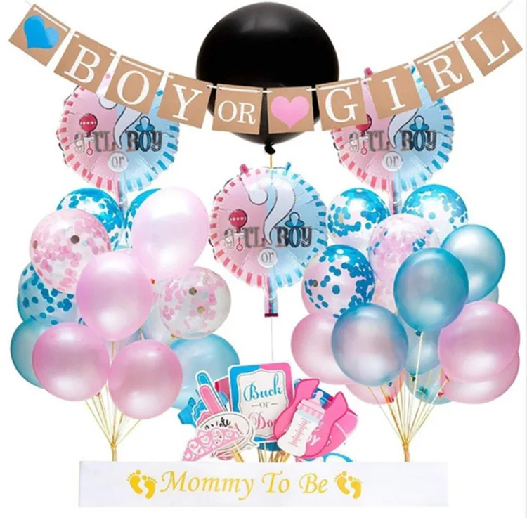 blue and pink, 3 Baby Gender Reveal Balloons Boy or Girl“ Balloons Decorations Script Aluminum Foil Balloons Party Supplies blue and pink, 3 Baby Gender Reveal Balloons Boy or Girl“ Balloons Decorations Script Aluminum Foil Balloons Party Supplies