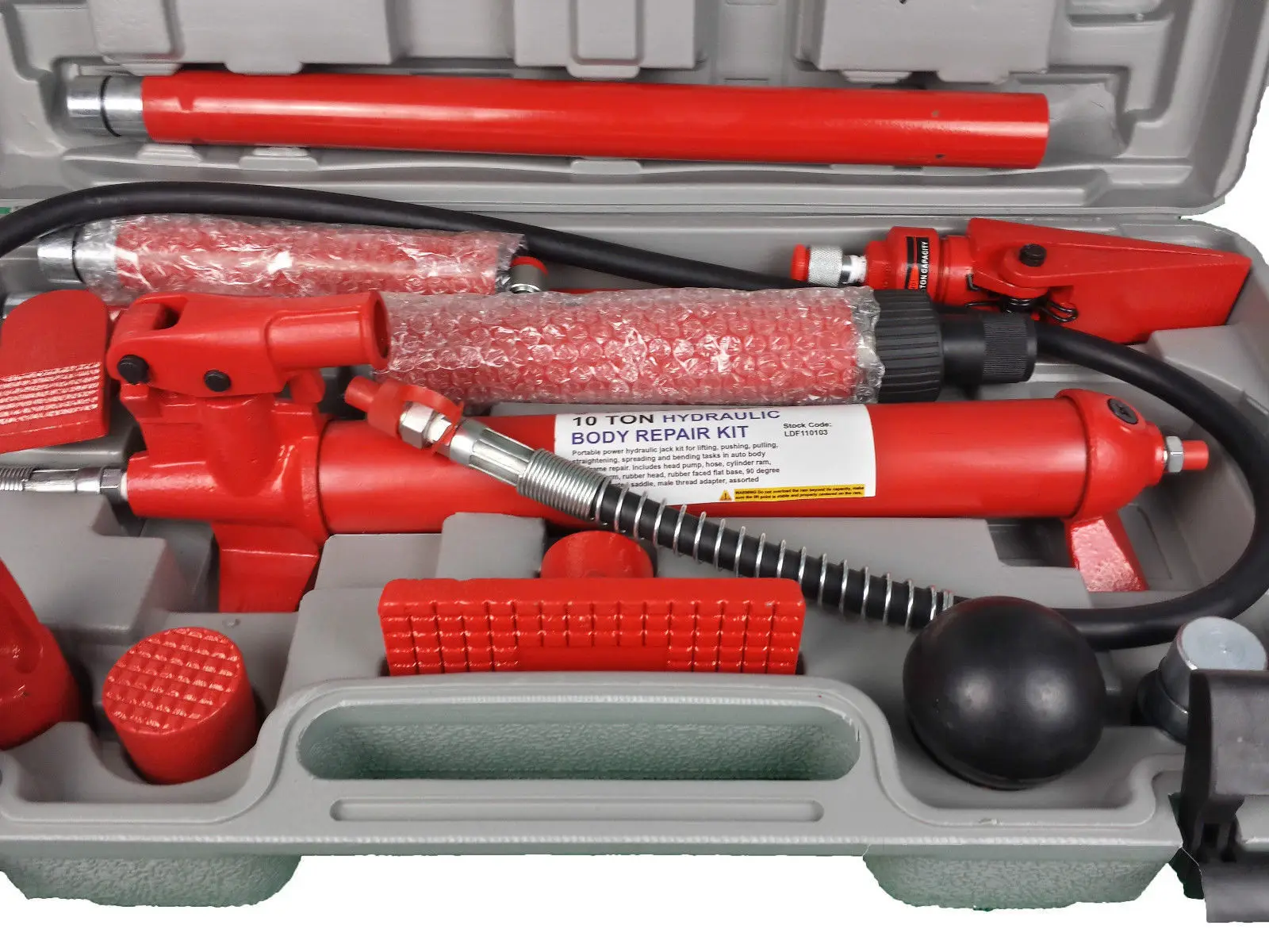 Details about   39pcs Tool Kit Red Set Power Car Van Jack Body Frame Repair Tools Kit US 