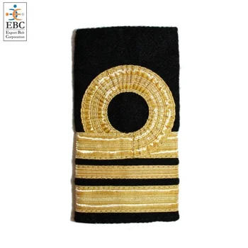 Lieutenant Commander Shoulder Straps Merchant Navy Epaulettes Deck