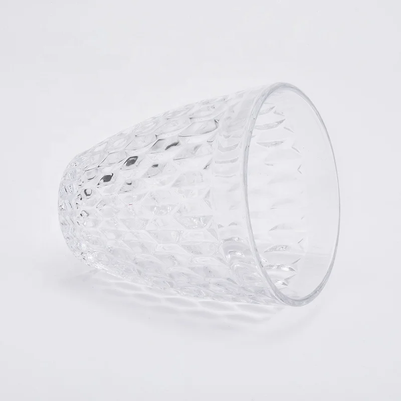 Customized engraving candle container votive glass candles jars scented wedding centerpieces in bulk