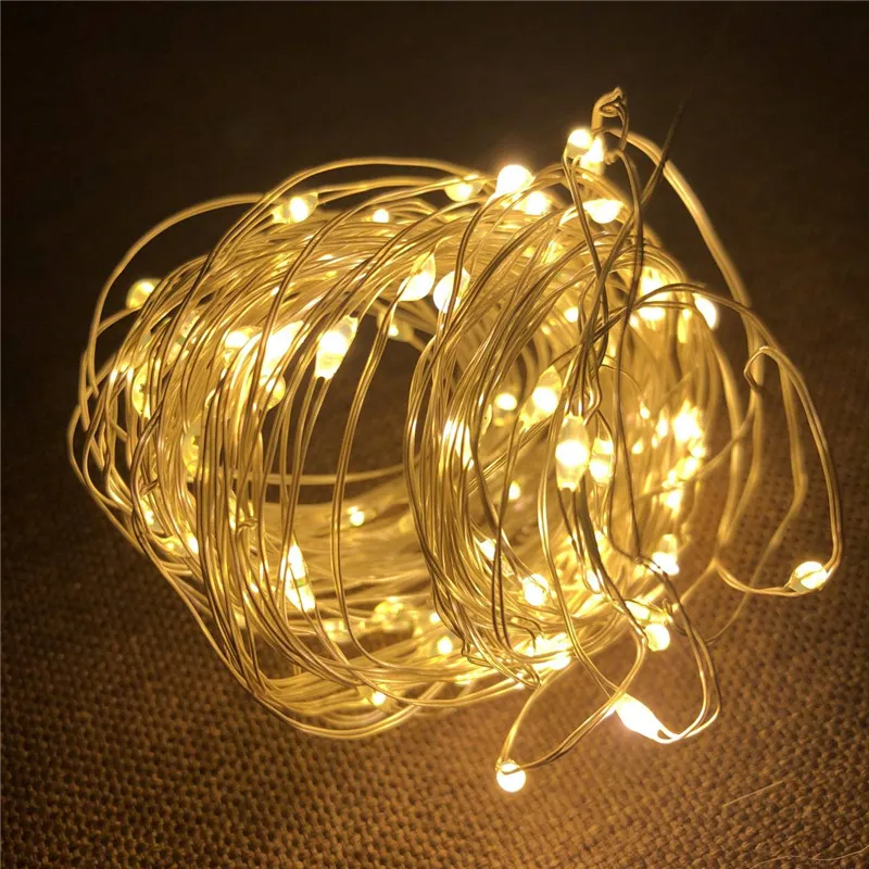 Decorations Home 2020 New Year Garland Fairy String Light for Ornaments Christmas Tree Decoration Kerst.