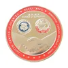 Custom 3d Gold Challenge Coins Silver Gold Plated Metal Stamping Coins With Logos