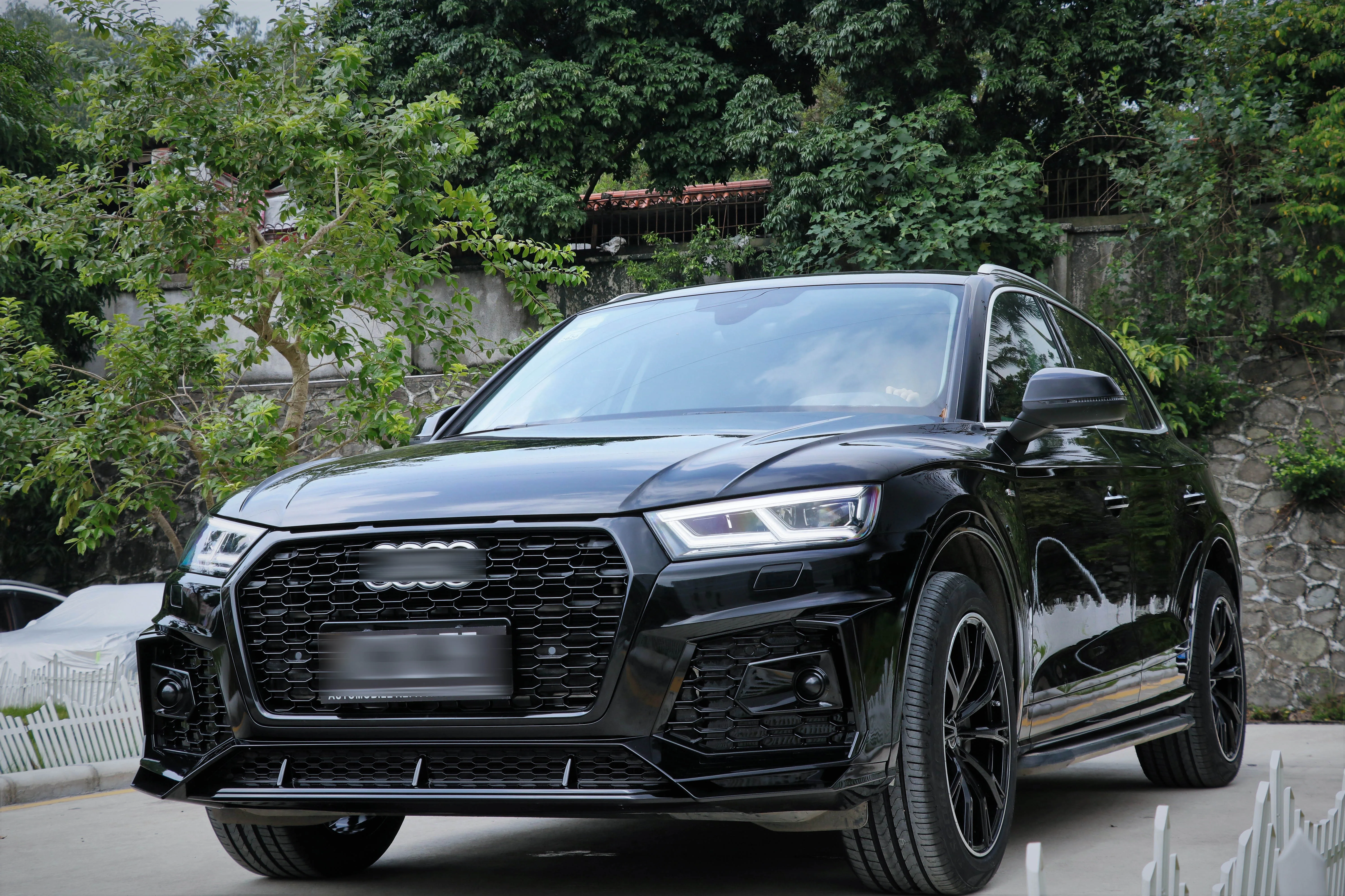 New Style For Audi Q5 Upgrade To Rsq5 Sq5 Star Shine Car Bumper 2018 In