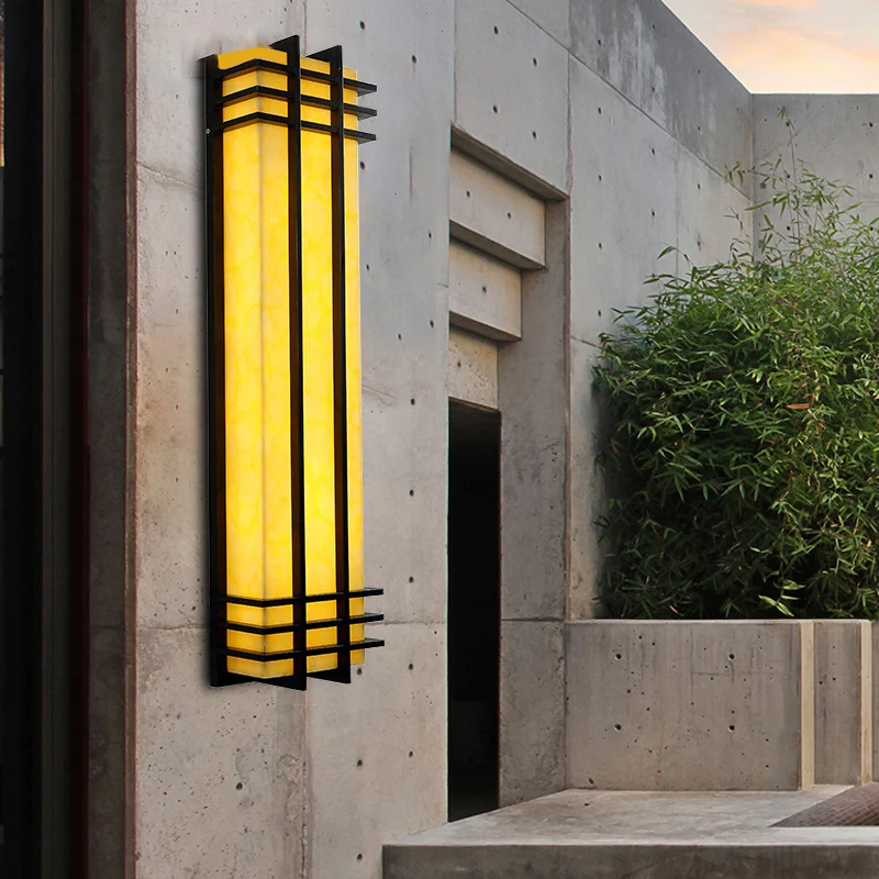 Black die-cast aluminum wall outdoor wall light simple style beautiful garden decorative lamp