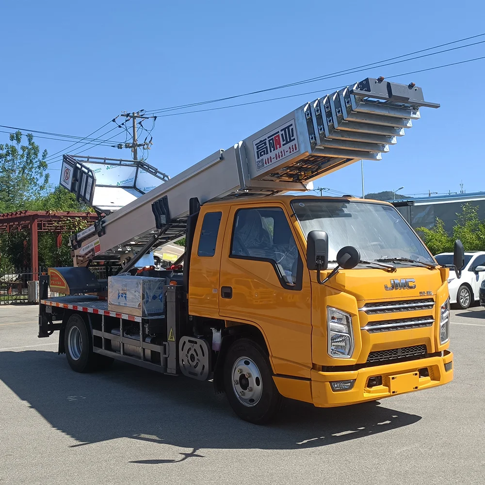 Telescoping Telescopic Boom Lift Truck Mounted Aerial Work Platform ...