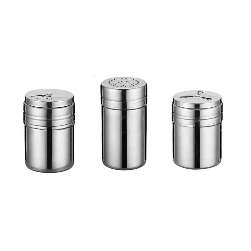Stainless Steel Powder Sugar Shaker Duster Cinnamon Sugar Salt And