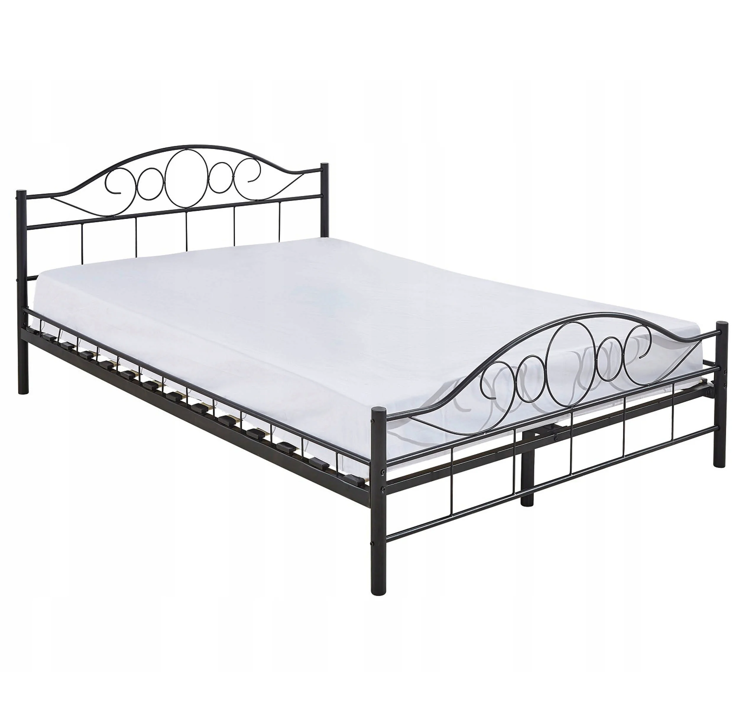 2 спальная кровать железная