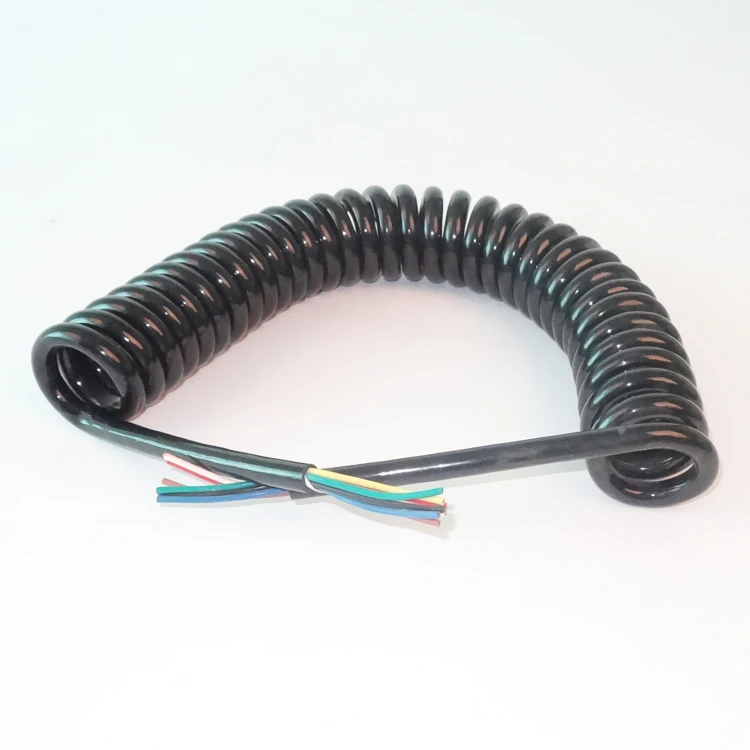 Corrosion Resistant Industrial Power Cord Black 15ft Universal 7 Way