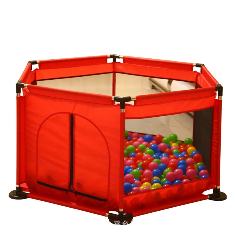 Hot Sell Baby Play Yard Folding Safety Fences Playpen+Wave Toy Ball L0229