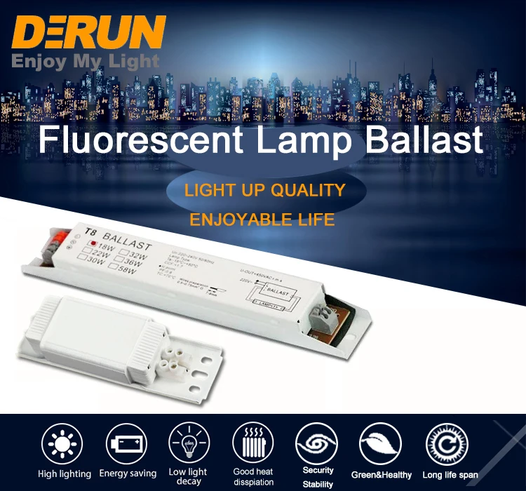 Electronic Ballast For Fluorescent Lamp T5 T8 9w 18w 20w 36w