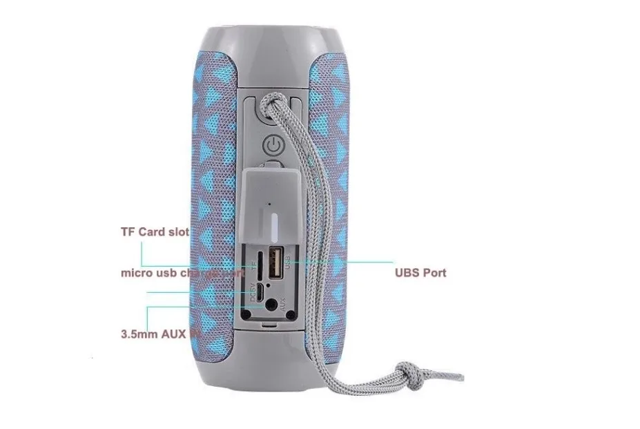 New products 2020 OEM new products led Speaker Bluetooth - ANKUX.COM