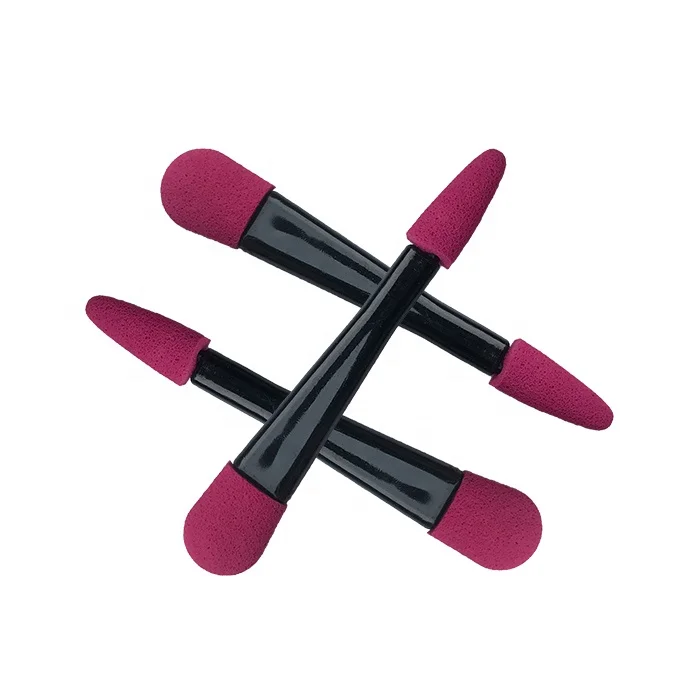 
Factory Wholesale Cheap Mini Dual-end Disposable Sponge Eyeshadow Makeup Applicator with Foam Tip 