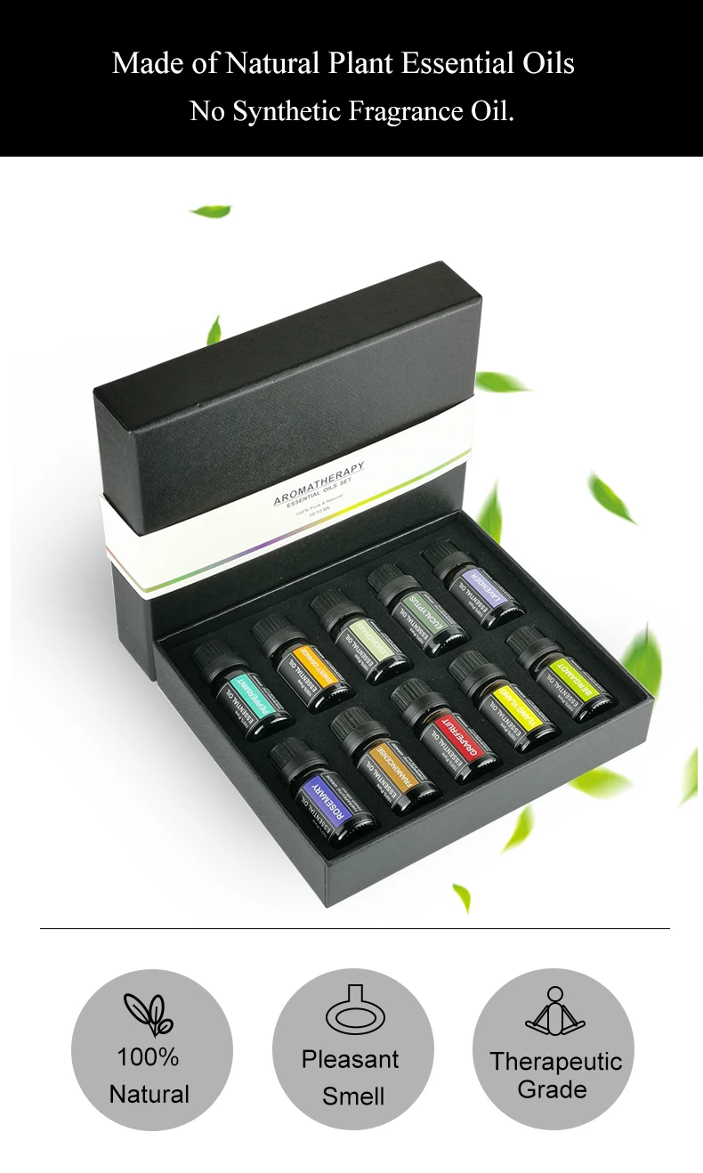 Wholesale Pack 12 Pure Aromatherapy Essential Oil Gift Set Private