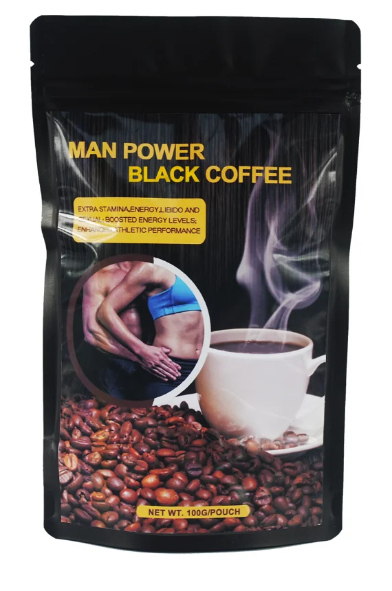 
Power Man Supplements Maca Mushroom Tongkat Ali Strong Man Coffee 