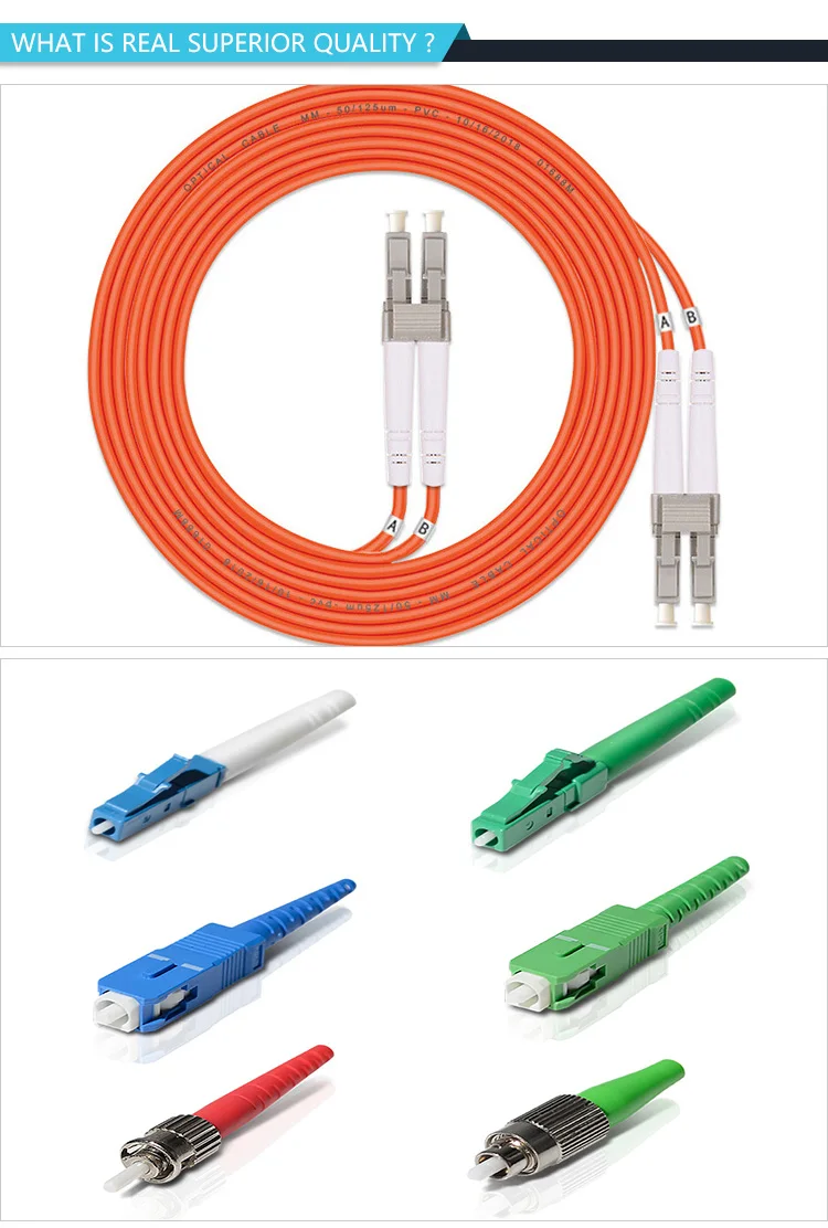 Optical Fiber Single Mode Lc Upc To Lc Apc Jumper Wire Patch Cord Buy