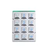 Original factory IP65 waterproof 3X4 customized 12 button keyboard keypad for access control system